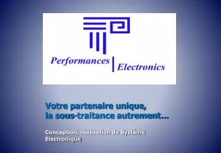votre partenaire unique la sous traitance autrement