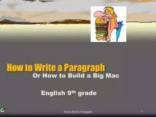 how to write a paragraph
