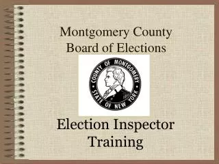 Montgomery County Board of Elections