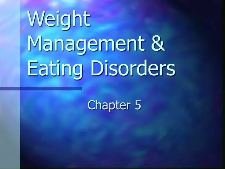 weight management eating disorders