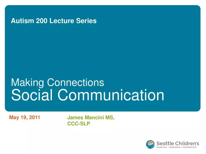 autism 200 lecture series
