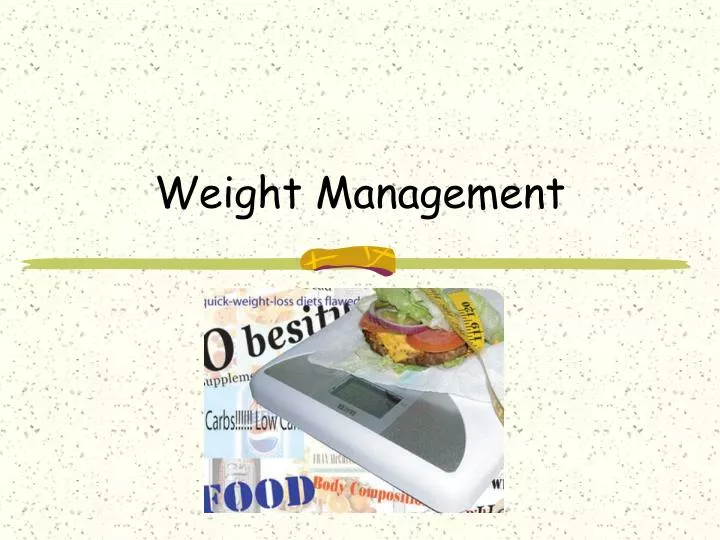 weight management