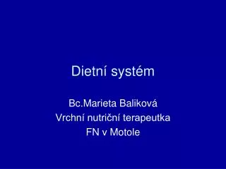 dietn syst m