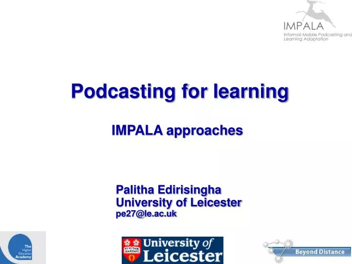podcasting for learning