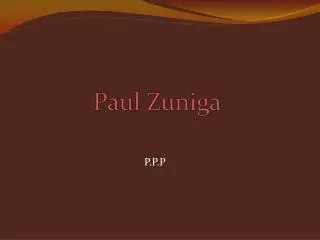 Paul Zuniga