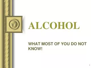 alcohol