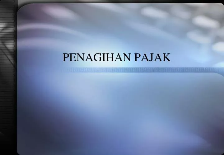 penagihan pajak