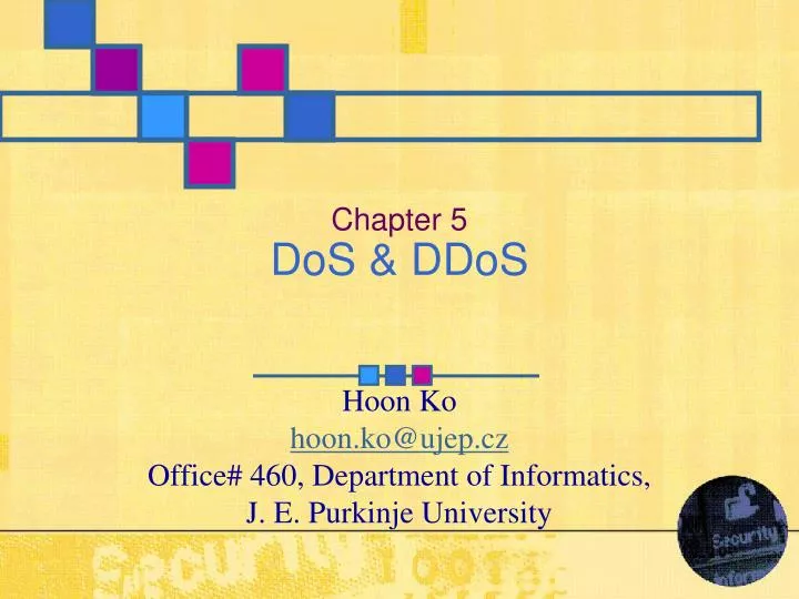 chapter 5 dos ddos