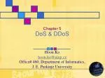 Chapter 5 DoS &amp; DDoS - slide 1