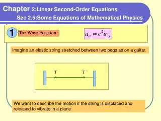 Chapter 2:Linear Second-Order Equations