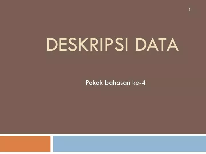 deskripsi data