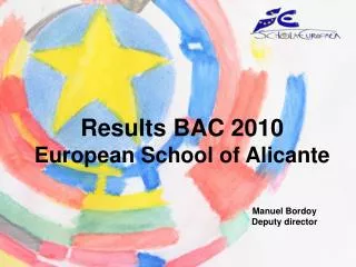 Results BAC 2010 European School of Alicante