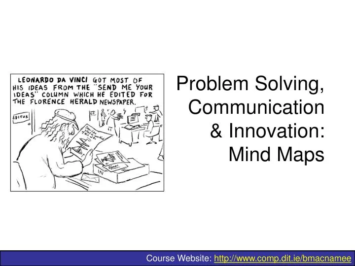 problem solving communication innovation mind maps