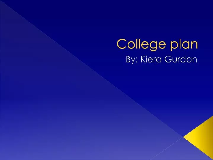 college plan