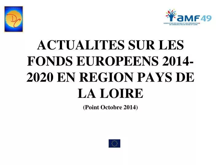 actualites sur les fonds europeens 2014 2020 en region pays de la loire