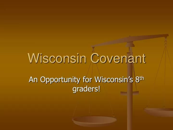 wisconsin covenant