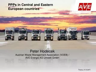 PPPs in Central and Eastern European countries