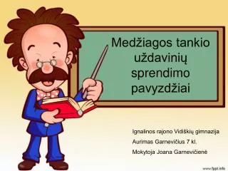 med iagos tankio u davini sprendimo pavyzd iai