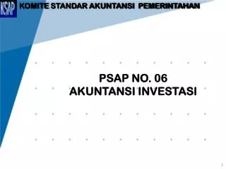 psap no 0 6 akuntansi investasi