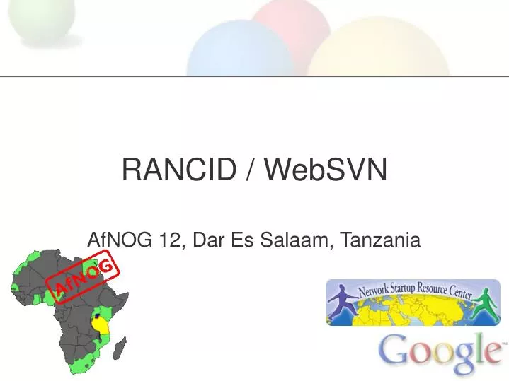 rancid websvn