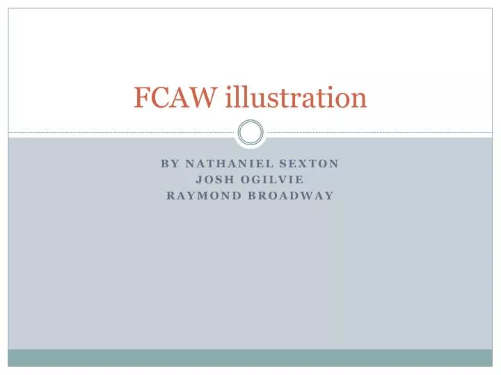 fcaw illustration