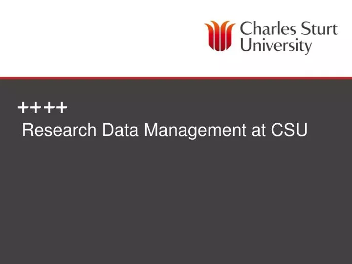 research data management at csu