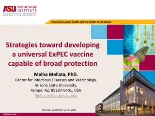 Strategies toward developing a universal ExPEC vaccine capable of broad protection