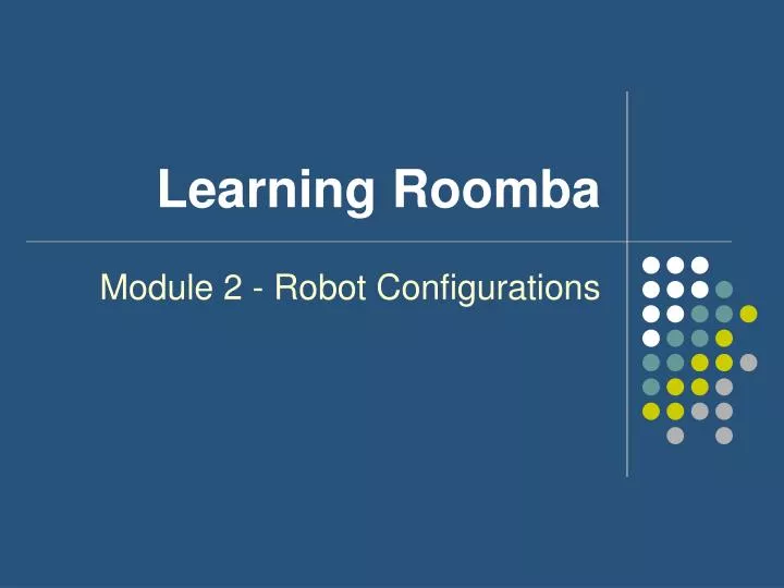 learning roomba