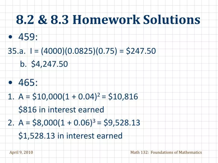 8 2 8 3 homework solutions