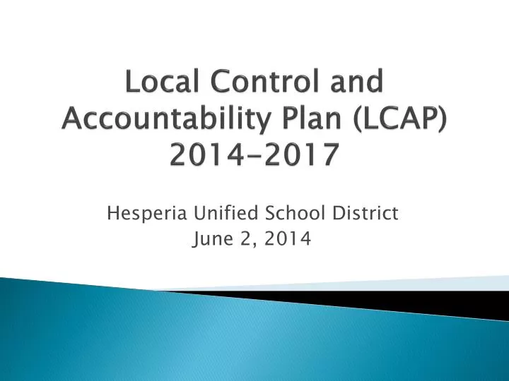 local control and accountability plan lcap 2014 2017