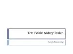 Ten Basic Safety Rules - slide 1