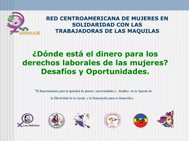 red centroamericana de mujeres en solidaridad con las trabajadoras de las maquilas