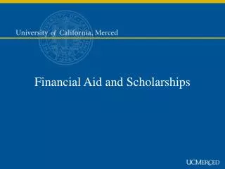 Financial Aid and Scholarships