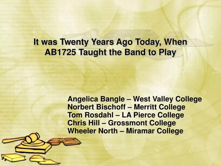 it was twenty years ago today when ab1725 taught the band to play