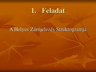 feladat