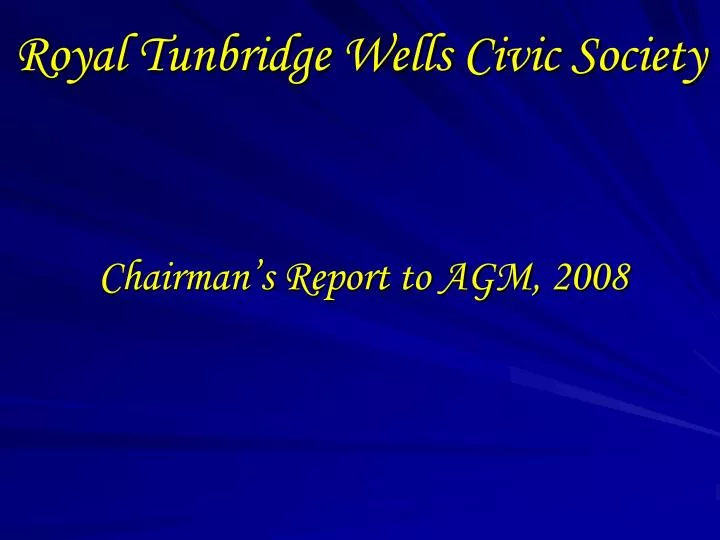 royal tunbridge wells civic society
