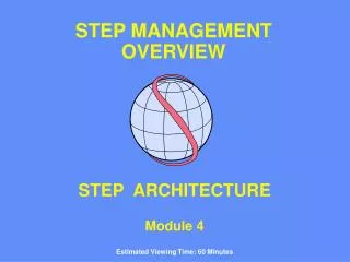 STEP ARCHITECTURE Module 4 Estimated Viewing Time: 60 Minutes