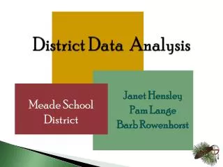 District Data Analysis