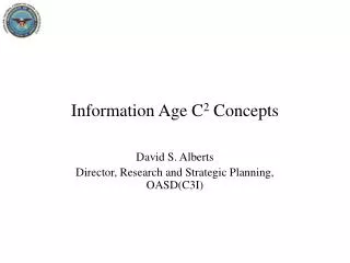 Information Age C 2 Concepts