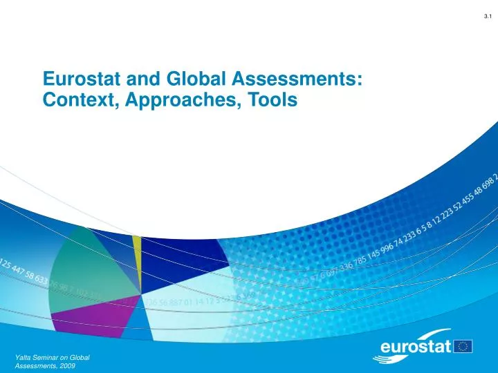 eurostat and global assessments context approaches tools