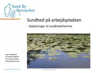 sundhed p arbejdspladsen