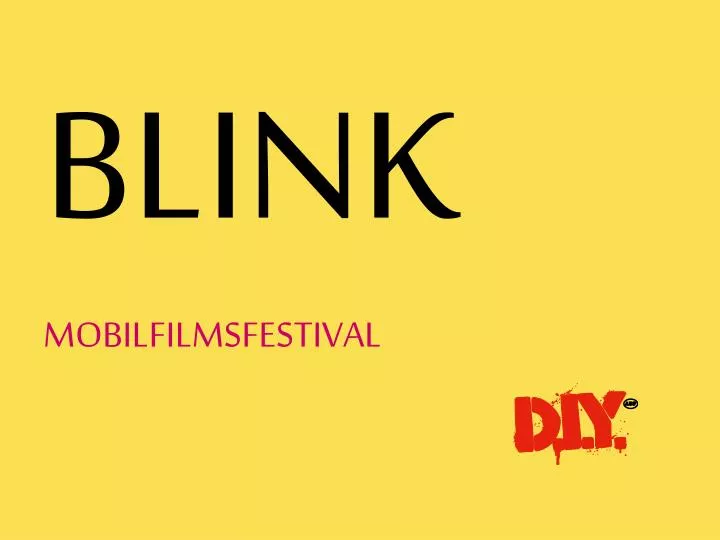 blink mobilfilmsfestival