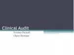 Clinical Audit - slide 1
