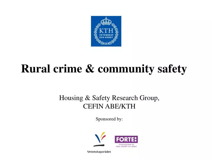 rural crime community safety