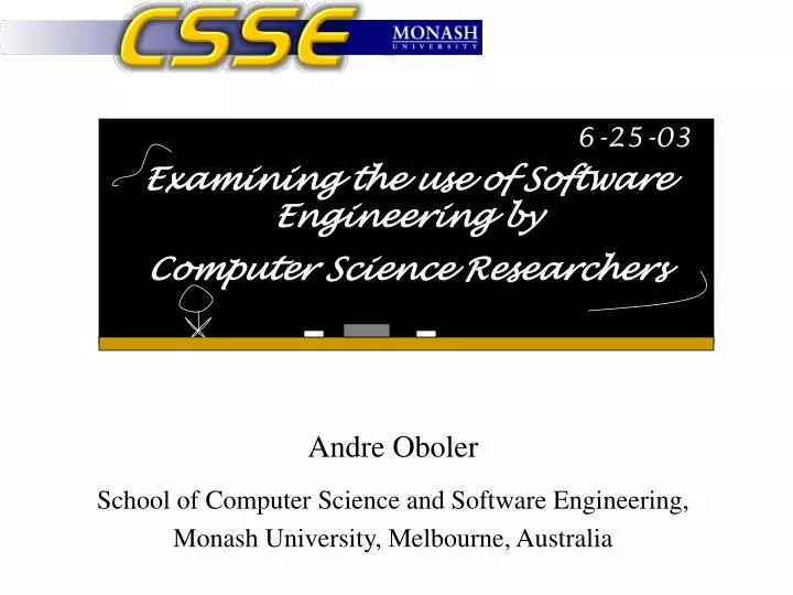 examining the use of software engineering by computer science researchers