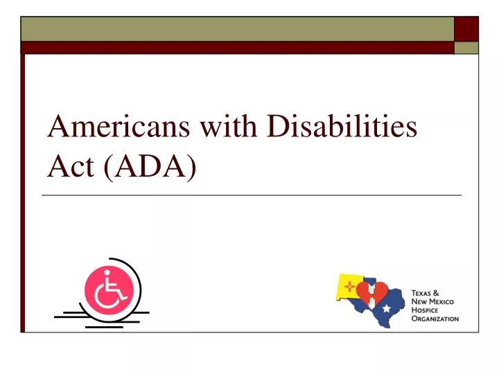 americans with disabilities act ada