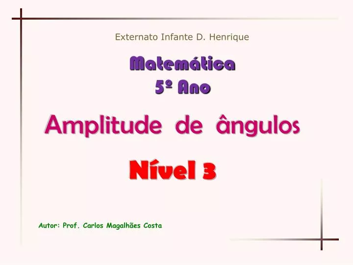 Quiz sobre ângulos