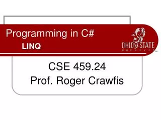 Programming in C# LINQ