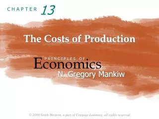 The Costs of Production