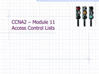 ccna2 module 11 access control lists